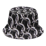 Chainmail Ring Pattern Print Bucket Hat