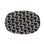 Chainmail Ring Pattern Print Car Side Mirror Covers