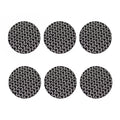 Chainmail Ring Pattern Print Coaster Set