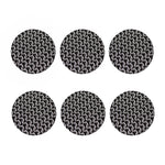 Chainmail Ring Pattern Print Coaster Set