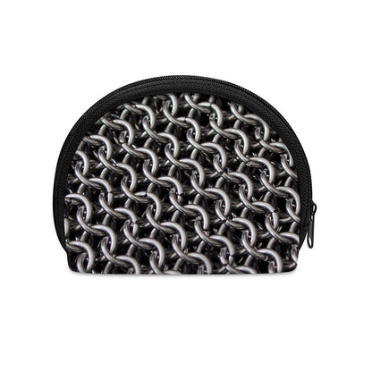 Chainmail Ring Pattern Print Coin Purse