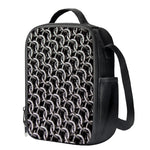 Chainmail Ring Pattern Print Crossbody Lunch Bag