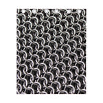 Chainmail Ring Pattern Print Curtain