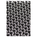 Chainmail Ring Pattern Print Curtain