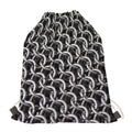 Chainmail Ring Pattern Print Drawstring Bag