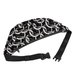 Chainmail Ring Pattern Print Fanny Pack