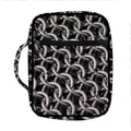 Chainmail Ring Pattern Print Front Pocket Bible Bag