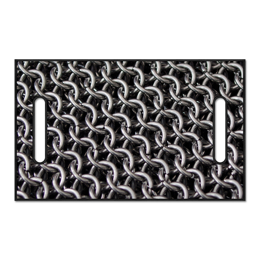 Chainmail Ring Pattern Print Golf Cart Seat Cover