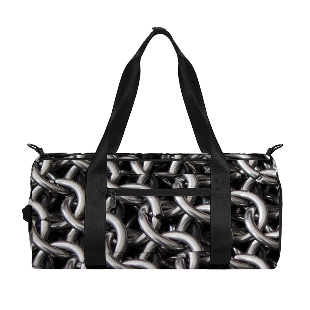 Chainmail Ring Pattern Print Gym Bag