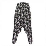 Chainmail Ring Pattern Print Hammer Pants