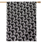 Chainmail Ring Pattern Print House Flag