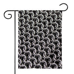 Chainmail Ring Pattern Print House Flag
