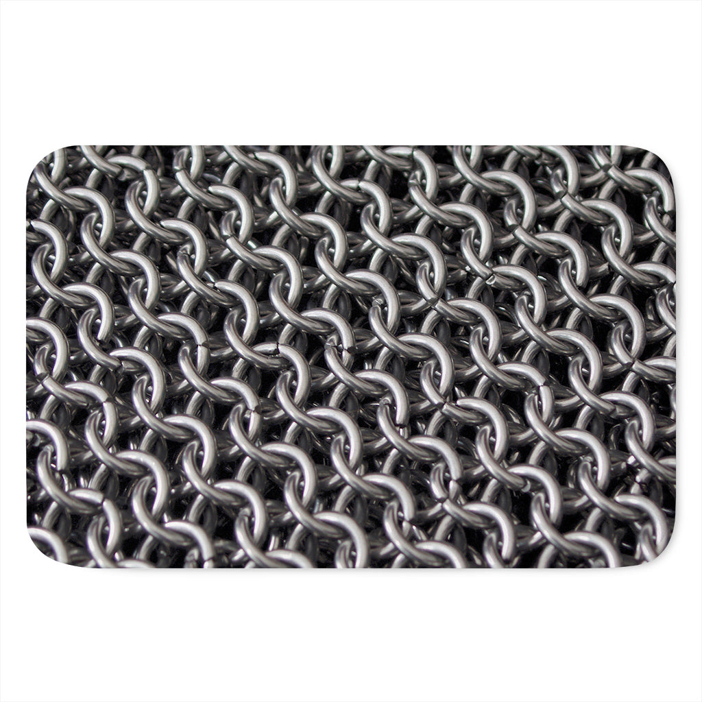 Chainmail Ring Pattern Print Indoor Door Mat