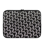 Chainmail Ring Pattern Print Laptop Sleeve