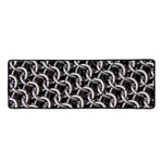 Chainmail Ring Pattern Print Long Kitchen Mat