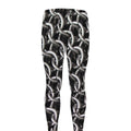 Chainmail Ring Pattern Print Men's Leggings
