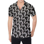 Chainmail Ring Pattern Print Men's Shirt