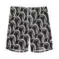 Chainmail Ring Pattern Print Men's Athletic Shorts