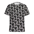 Chainmail Ring Pattern Print Men's Athletic T-Shirt