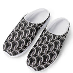 Chainmail Ring Pattern Print Mesh Casual Shoes