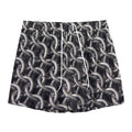 Chainmail Ring Pattern Print Mesh Shorts
