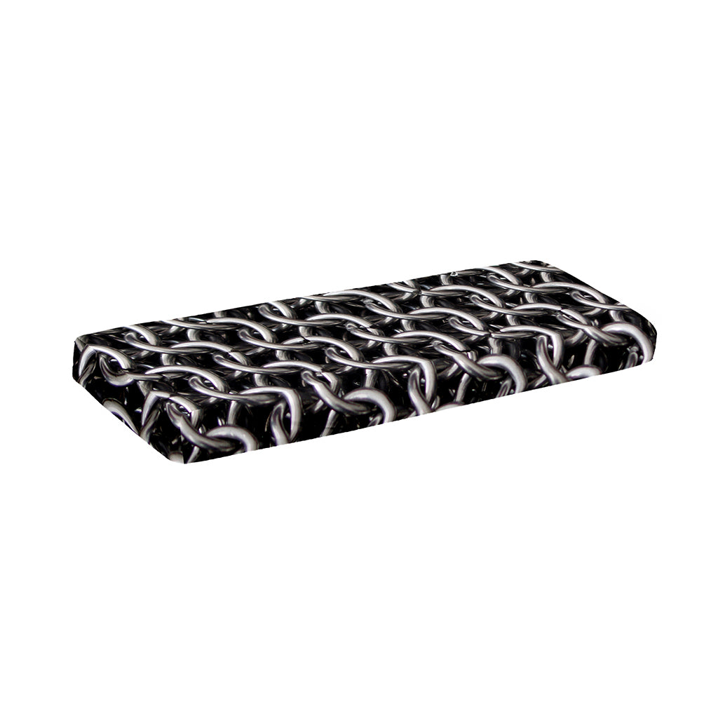 Chainmail Ring Pattern Print Piano Keyboard Cover