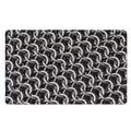 Chainmail Ring Pattern Print Polyester Doormat