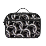 Chainmail Ring Pattern Print Portable Lunch Bag