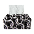 Chainmail Ring Pattern Print Rectangle Tissue Box Cover