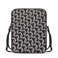 Chainmail Ring Pattern Print Rectangular Crossbody Bag