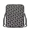 Chainmail Ring Pattern Print Rectangular Crossbody Bag