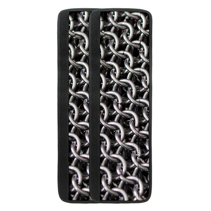 Chainmail Ring Pattern Print Refrigerator Handle Covers