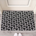 Chainmail Ring Pattern Print Rubber Doormat