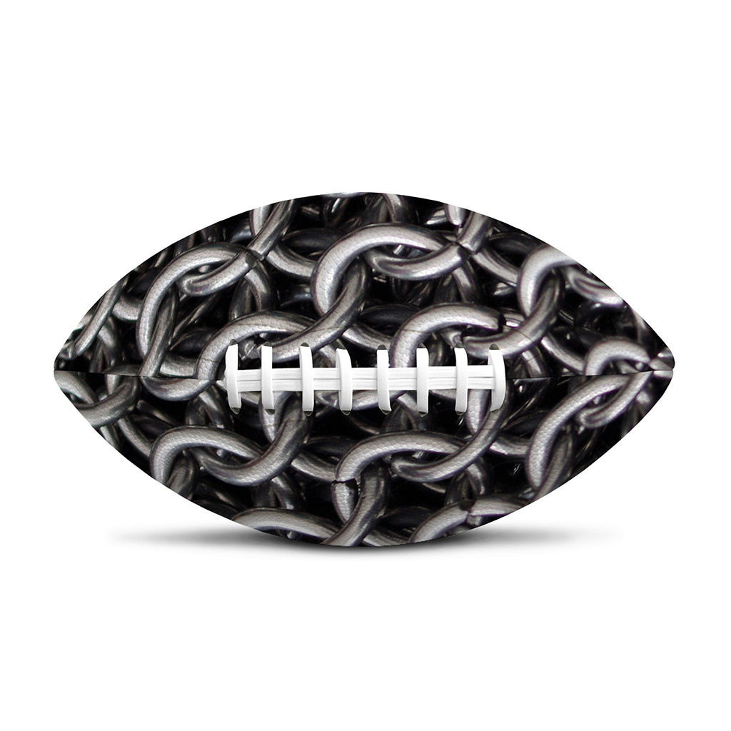 Chainmail Ring Pattern Print Rugby Ball