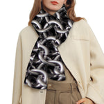 Chainmail Ring Pattern Print Scarf