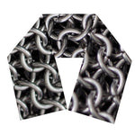 Chainmail Ring Pattern Print Scarf