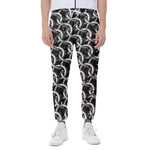 Chainmail Ring Pattern Print Scuba Joggers