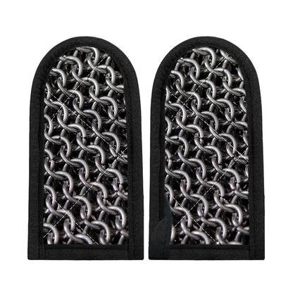 Chainmail Ring Pattern Print Skillet Handle Cover