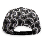 Chainmail Ring Pattern Print Snapback Cap