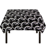 Chainmail Ring Pattern Print Tablecloth