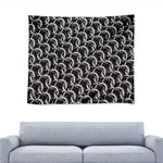 Chainmail Ring Pattern Print Tapestry