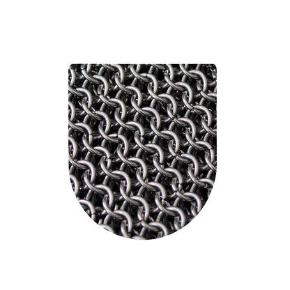 Chainmail Ring Pattern Print Toilet Lid Cover