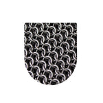 Chainmail Ring Pattern Print Toilet Lid Cover