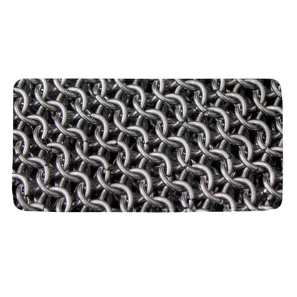 Chainmail Ring Pattern Print Towel
