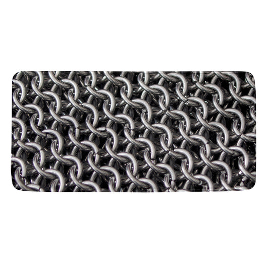 Chainmail Ring Pattern Print Towel