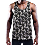 Chainmail Ring Pattern Print Training Tank Top