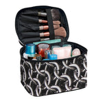 Chainmail Ring Pattern Print Travel Makeup Bag