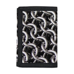Chainmail Ring Pattern Print Trifold Wallet