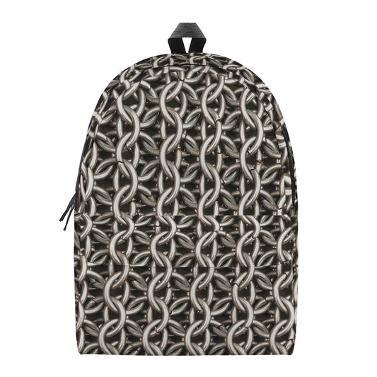 Chainmail Ring Print Backpack