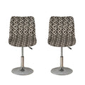 Chainmail Ring Print Bar Stool Covers
